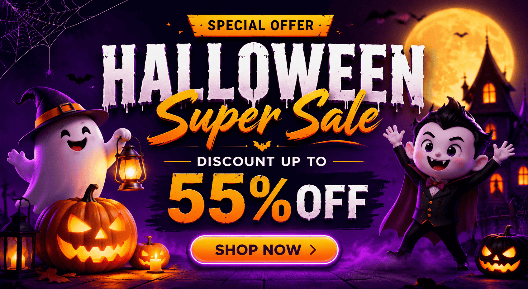 halloween sale Campaign banner