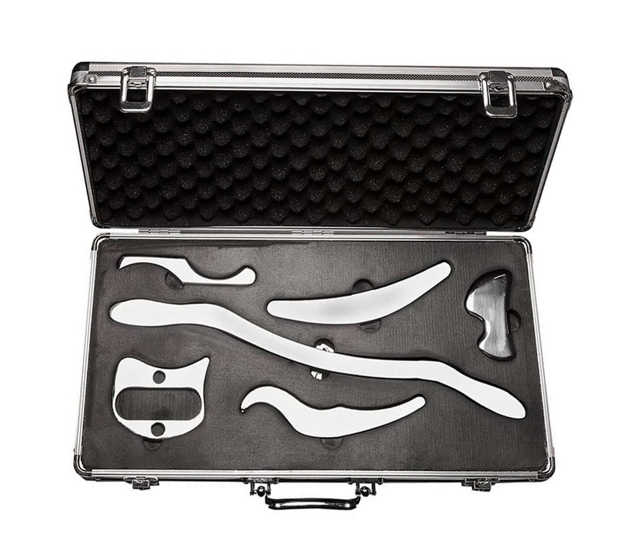 H-Brotaco Manual Stainless Steel Gua Sha Handheld Massager Scraping Neck Massage Tool Set - Iastm Tools Great Soft Tissue Mobilization Tool (6 Set) product image
