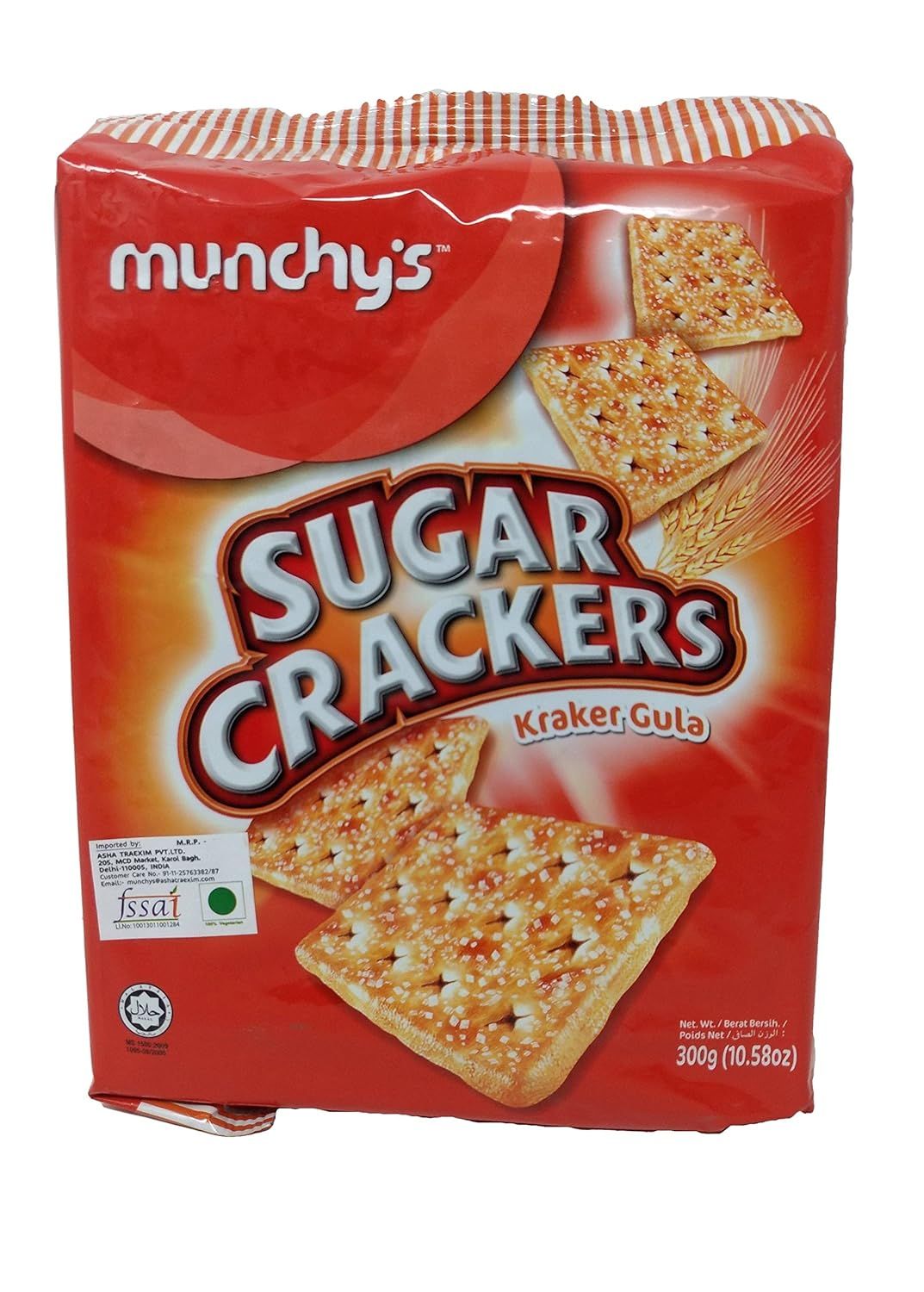 Munchy's Biscuits - Sugar Crackers, 300g Carton product image
